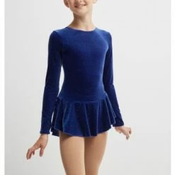Glitter Velvet Skate Dress By Mondor (Child)