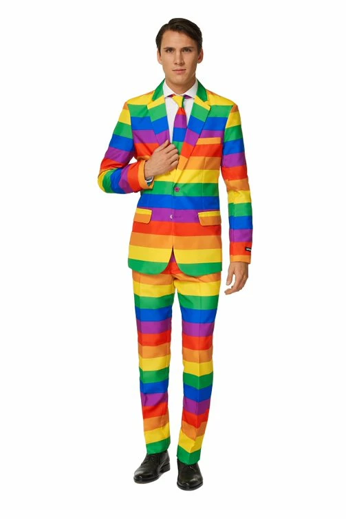 Suitmeister Costumes Rainbow Suit (Men) 3 Suitmeister Costumes Rainbow Suit (Men)