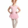 Danznmotion Dance Boutique Glitter Mesh Cap Sleeve Dress (Child)