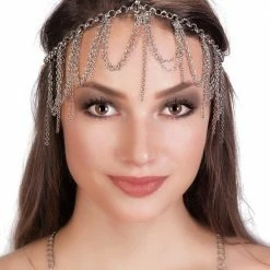 Western Fashion Chained Headpiece Egyptian, Greek & Roman 7 Western Fashion Chained Headpiece Egyptian, Greek & Roman