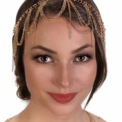 Western Fashion Chained Headpiece Egyptian, Greek & Roman