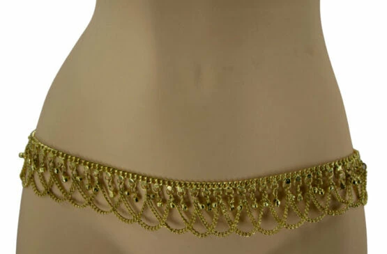 Western Fashion Swag Belt With Bells Accessories 3 Western Fashion Swag Belt With Bells Accessories