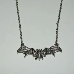 SAM Corporation Crystal Bat Necklace Other Jewelry