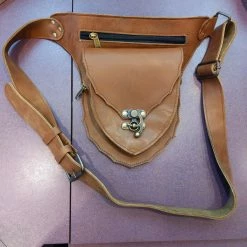 Kashi Historical Leather Pocket Belt