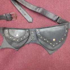 Kashi Leather Pocket Hip Belt Historical 7 Kashi Leather Pocket Hip Belt Historical