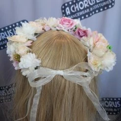 WF Imports Floral Rose Wreath 8 WF Imports Floral Rose Wreath