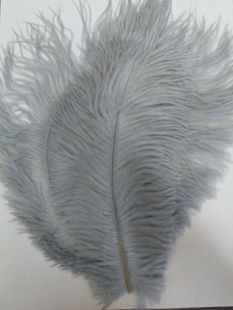 Zucker Embellishments Ostrich Feather (Silver) 4 Zucker Embellishments Ostrich Feather (Silver)