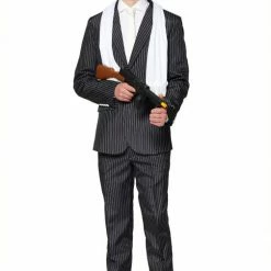Suitmeister Gangster Pinstripe Suit (Men)