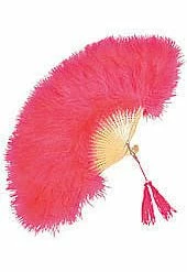 Rubies Parasols, Fans & Purses Marabou Feather Fan 23 Rubies Parasols, Fans & Purses Marabou Feather Fan