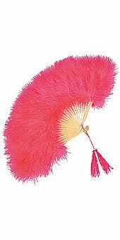 Rubies Parasols, Fans & Purses Marabou Feather Fan 12 Rubies Parasols, Fans & Purses Marabou Feather Fan