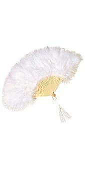 Rubies Parasols, Fans & Purses Marabou Feather Fan 8 Rubies Parasols, Fans & Purses Marabou Feather Fan