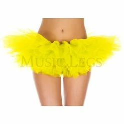 Music Legs Costuming Separates Yellow Tutu (Adult)