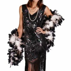 WF Imports Art Deco Flapper Dress