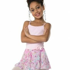 Danznmotion Pastel Flowers Circle Skirt (Child) Dance Boutique