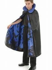 Underwraps Costuming Separates Bat Lining Cape (Child)