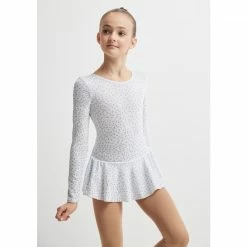Velvet Glitter Skate Dress By Mondor (Child Dance Boutique