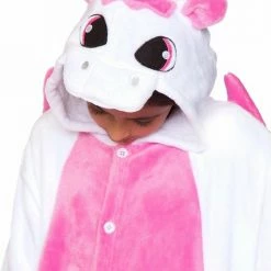 Be Wicked Cozy Unicorn Onesie (Pink)