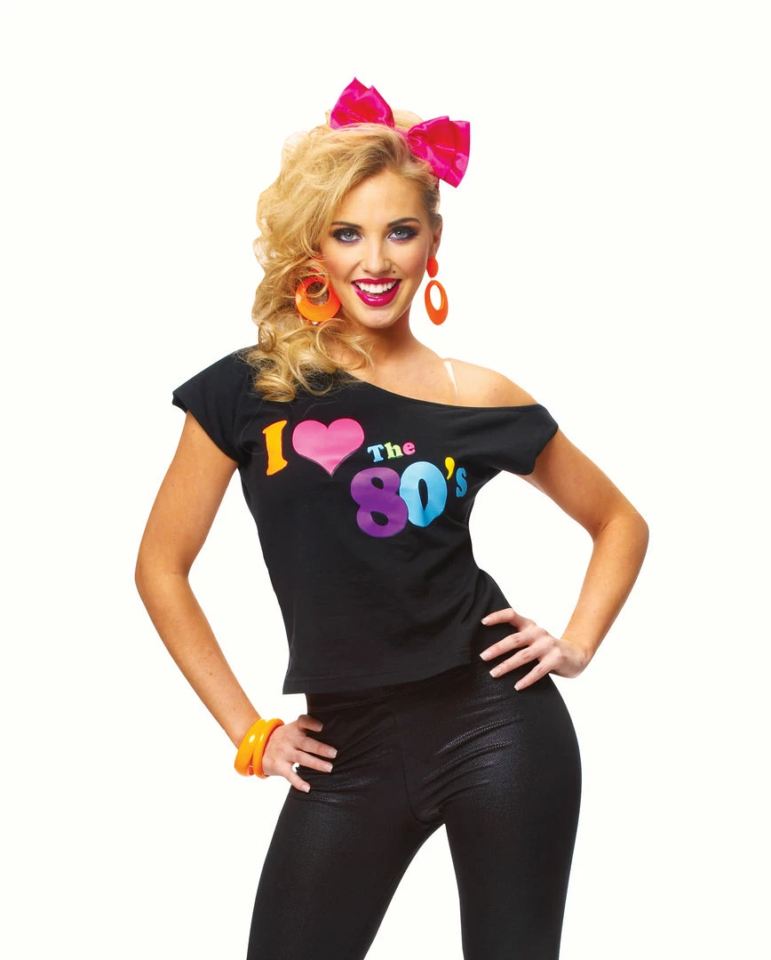 Costume Culture Costuming Separates I Love The 80's T-Shirt (Adult) 3 Costume Culture Costuming Separates I Love The 80's T-Shirt (Adult)