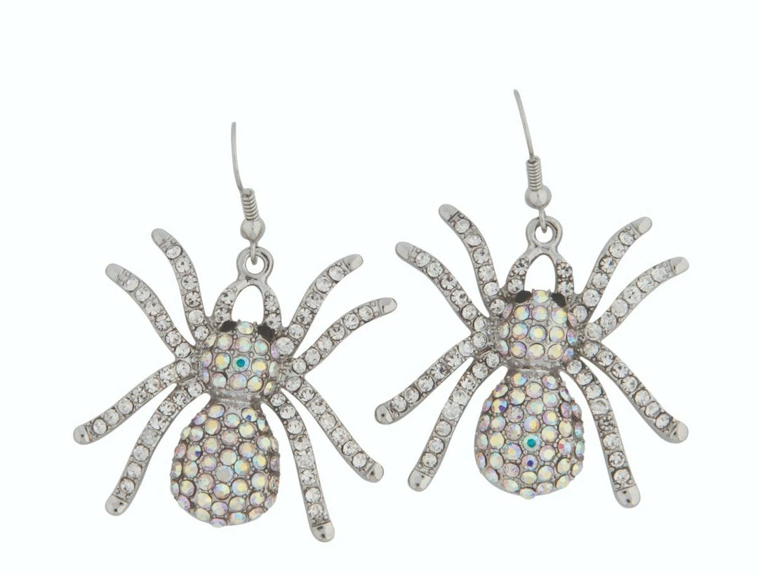 Rubies Silver Spider Earrings 3 Rubies Silver Spider Earrings