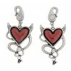Rubies Devil Heart Earrings Themes