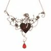 Rubies Classic Halloween Blood Rose Necklace