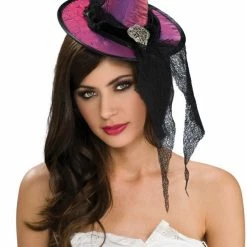 Rubies Hot Purple Mini Witch Hat Classic Halloween