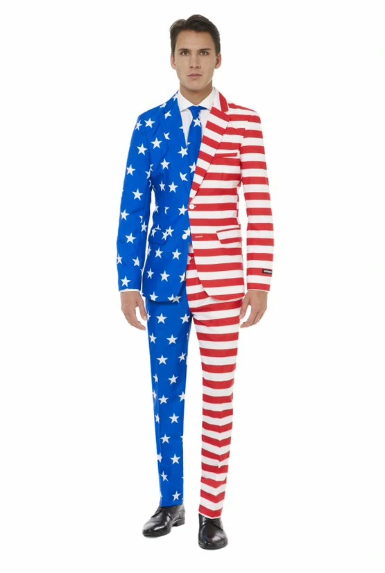 Suitmeister USA Flag Suit (Men) Costumes 3 Suitmeister USA Flag Suit (Men) Costumes