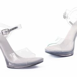 Ellie Shoes Clear 5" Stage Shoes Footwear