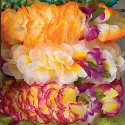 Tropical Sun Cultural Orchid Lei (Large)