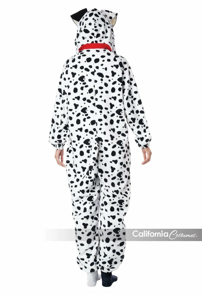 California Costumes Dalmatian Fleece Jumpsuit (Adult) 4 California Costumes Dalmatian Fleece Jumpsuit (Adult)