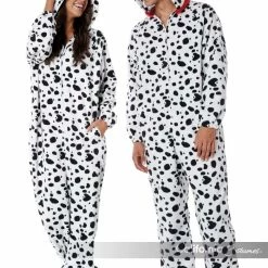 California Costumes Dalmatian Fleece Jumpsuit (Adult)