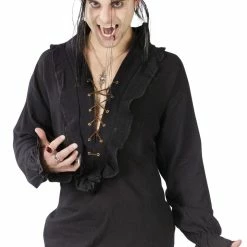 Fun World Costumes Classic Halloween Vampire Shirt (Adult)