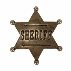 Elope Themes Sheriff Star Badge