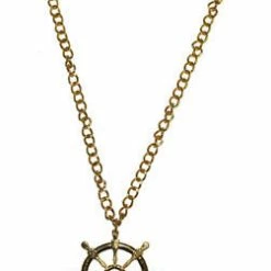 FF Imports Themes Necklace Ships Wheel