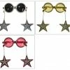 FF Imports 1970's Glasses With Star Earrings 2 FF Imports 1970's Glasses With Star Earrings
