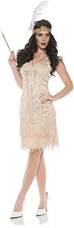 Underwraps Costumes Rose Flapper (Adult) 3 Underwraps Costumes Rose Flapper (Adult)