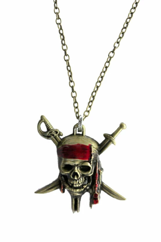 WF Imports Pirate Skull Necklace Jewelry 3 WF Imports Pirate Skull Necklace Jewelry