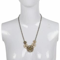 WF Imports Steampunk Gears Necklace Historical