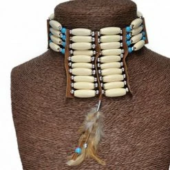Forum Accessories Themes Tribal Choker With Feather