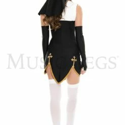 Music Legs Bad Habit Nun Costume (Adult)