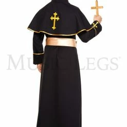 Music Legs Costumes Deluxe Priest Costume (Adult)