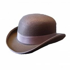 JH Company Brown Bowler Hat Historical