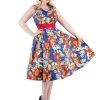 Hearts And Roses Period Decades Emily Swing Dress