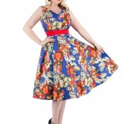 Hearts And Roses Period Decades Emily Swing Dress