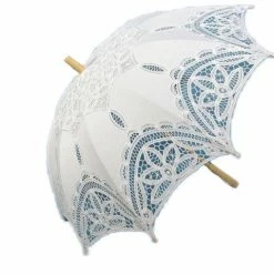 Gold State Deluxe Lace Parasol