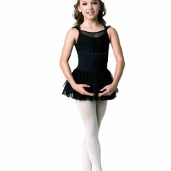Danznmotion Dance Boutique Camisole Rhinestone Dress (Child)