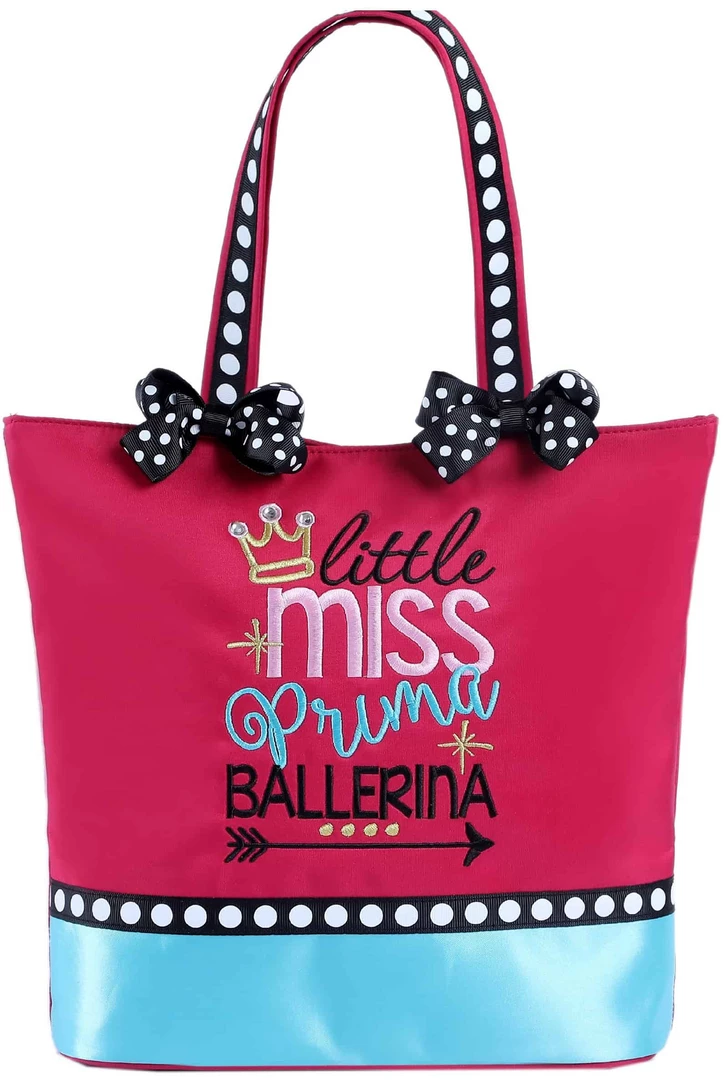 Sassi Gifts & Accessories Tote Little Miss Prima Ballerina 3 Sassi Gifts & Accessories Tote Little Miss Prima Ballerina