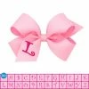 Wee Ones Monogram Bow - Medium 2 Wee Ones Monogram Bow - Medium