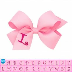 Wee Ones Monogram Bow - Medium
