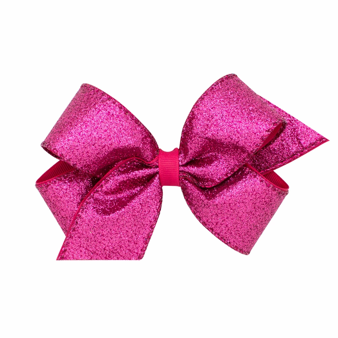 Wee Ones Gifts & Accessories Party Glitter Overlay Bow - Medium 6 Wee Ones Gifts & Accessories Party Glitter Overlay Bow - Medium